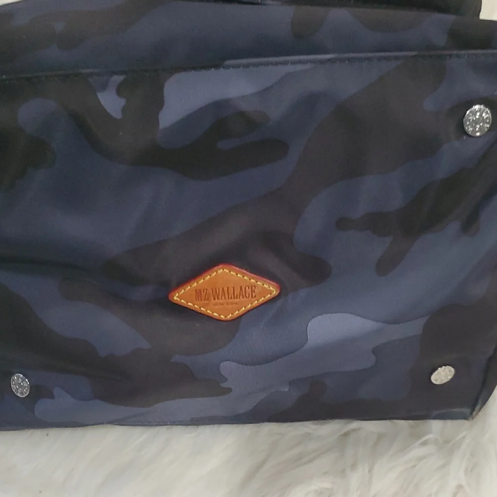 MZ Wallace Black and Gray Camo  Tote Bag with Durable Design - Picture 12 of 15